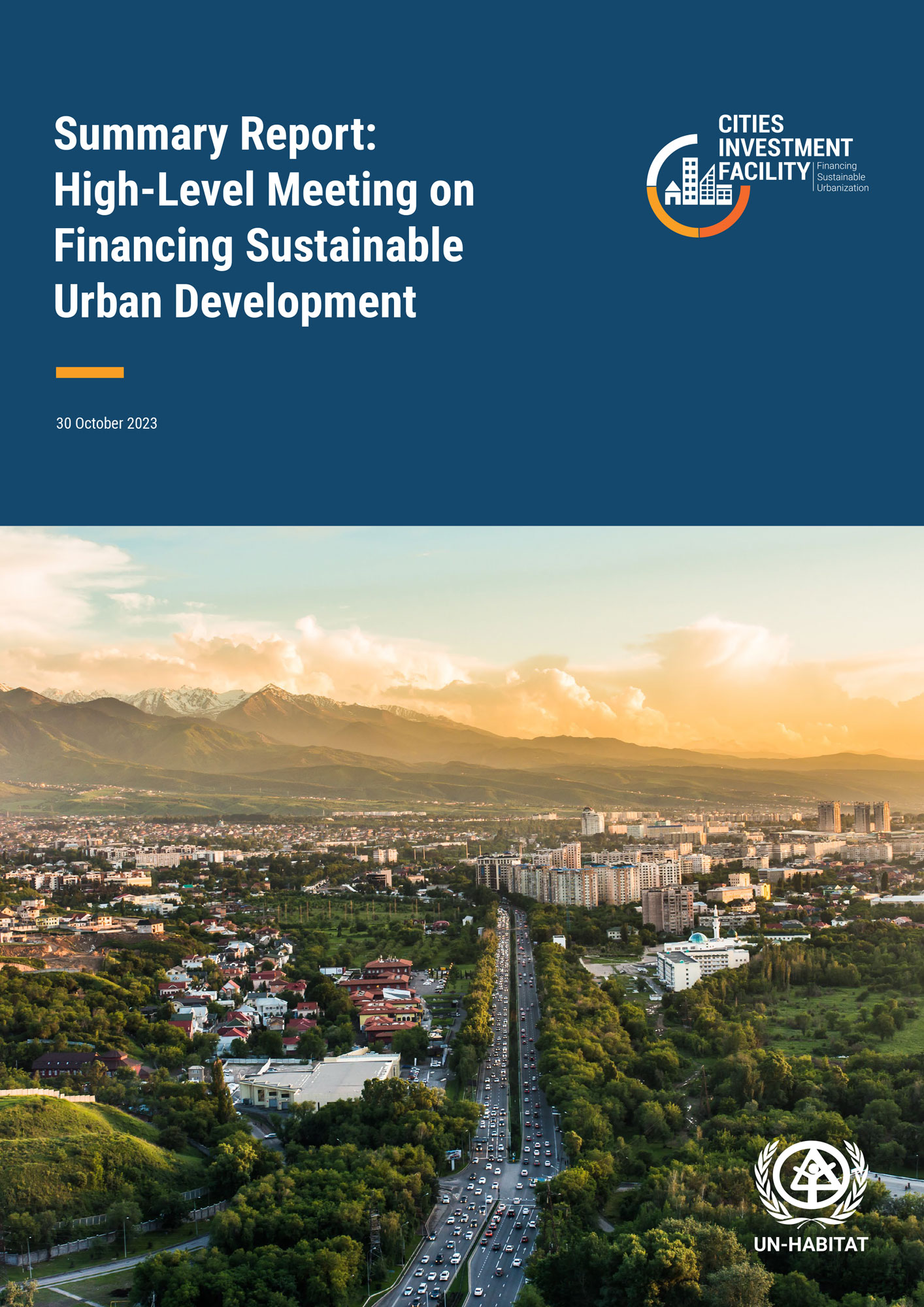 summary report high-level meeting on financing sustainable urban development